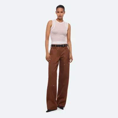 Helmut Lang Layered Muscle Tank In Optic White