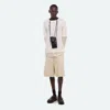 Helmut Lang Layered Pinstriped T-shirt In Gray