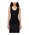 Helmut Lang Convertible Camisole Dress In Black