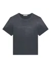 Helmut Lang Lazer Cotton T-shirt In Gray