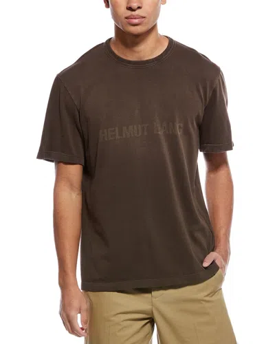 Helmut Lang Lazer T-shirt In Brown