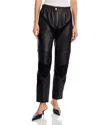 Helmut Lang Le Bmx Leather Pants In Black