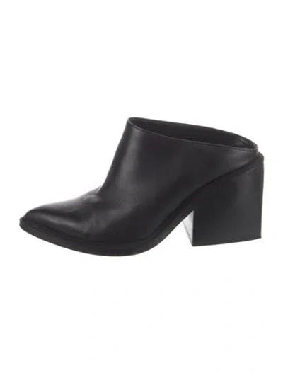 Pre-owned Helmut Lang Leather Boots In Black