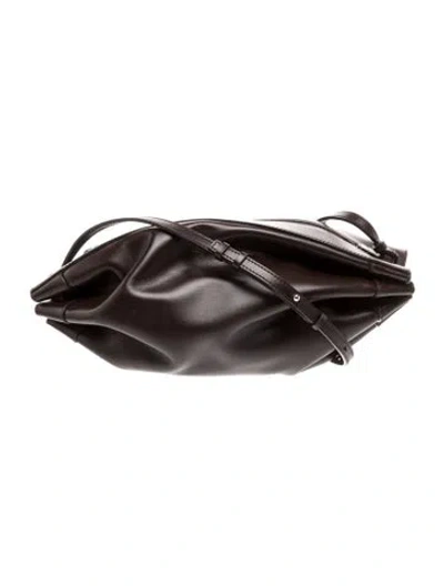 Pre-owned Helmut Lang Leather Bouée Mini In Brown