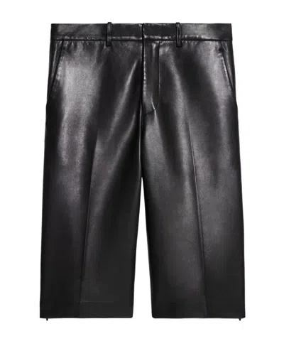 Helmut Lang Leather Car Short