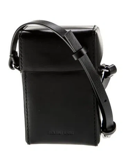 Pre-owned Helmut Lang Leather Crossbody Bag W/ Tags In Black