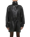 Helmut Lang Leather Gusset Dress In Black