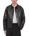 Helmut Lang Bonded Leather Jacket In Black