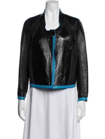 Pre-owned Helmut Lang Leather Jacket In Black