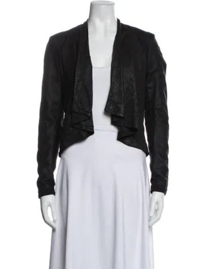 Pre-owned Helmut Lang Leather Jacket In Black