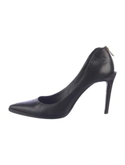 Pre-owned Helmut Lang Leather Pumps In Blue
