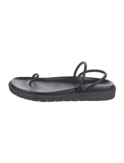 Pre-owned Helmut Lang Leather Sandals In Blue