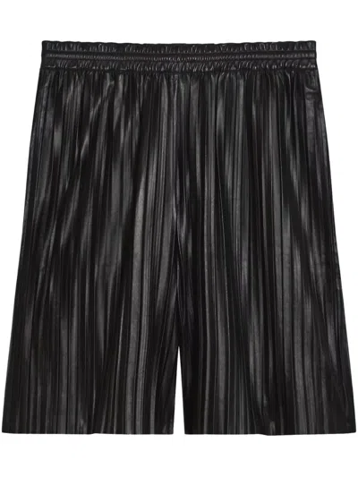 HELMUT LANG LEATHER SHORTS