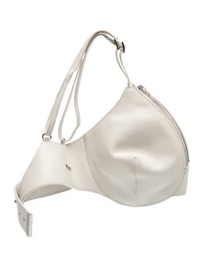 Pre-owned Helmut Lang Leather Shoulder Bag In Neutrals