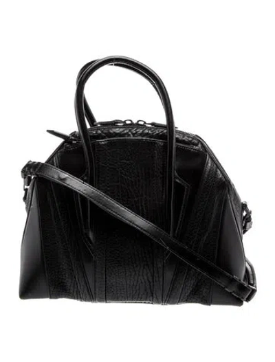 Pre-owned Helmut Lang Leather Top Handle Bag In Black