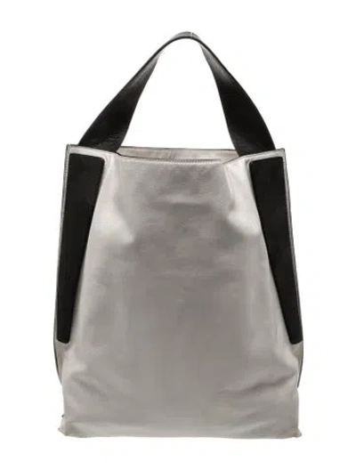 Pre-owned Helmut Lang Leather Tote In Neutrals