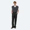 Helmut Lang Leather Utility Pants In Black