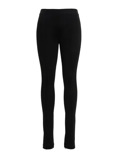 HELMUT LANG ZIPPED HEM LEGGINGS