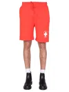 Helmut Lang Lifeguard Bermuda In Red