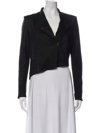 Pre-owned Helmut Lang Linen Blazer In Black