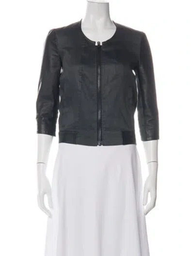 Pre-owned Helmut Lang Linen Blazer In Multi
