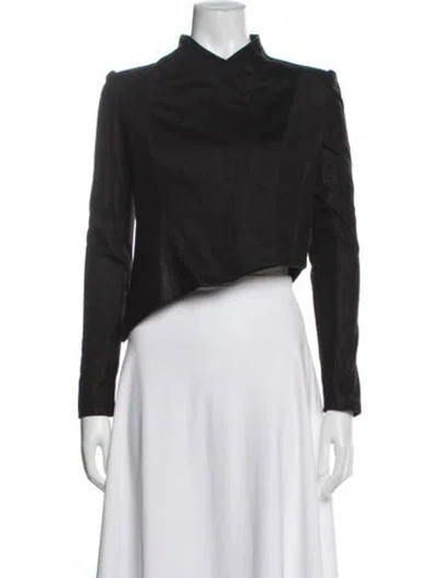 Pre-owned Helmut Lang Linen Jacket In Black