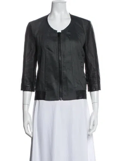Pre-owned Helmut Lang Linen Jacket In Black