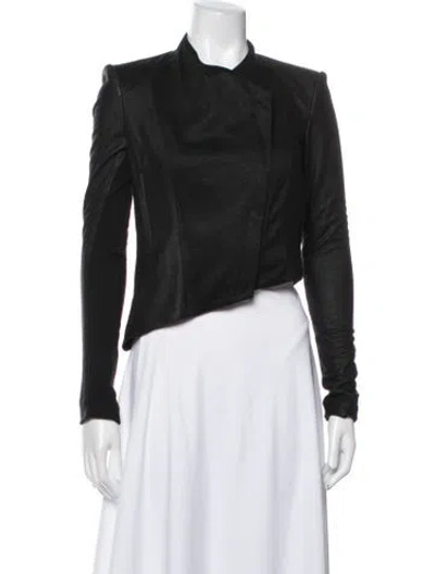 Pre-owned Helmut Lang Linen Jacket In Black