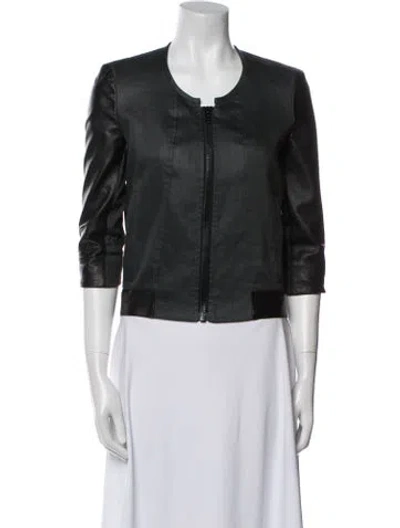 Pre-owned Helmut Lang Linen Jacket In Gray