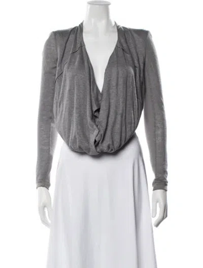 Pre-owned Helmut Lang Linen Jacket In Grey