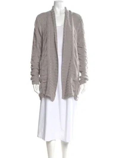 Pre-owned Helmut Lang Linen V-neck Sweater In Neutral