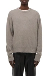 Helmut Lang Lithe 3 Brushed Wool & Cashmere Sweater In Gray