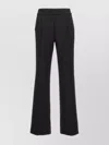 Helmut Lang Logo Band Straight Leg Trousers With Side Stripe
