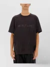 Helmut Lang Relaxed Fit Crew Neck T-shirt With Embossed Logo