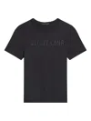 Helmut Lang Logo-detail Crew-neck T-shirt In Black