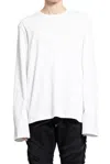 Helmut Lang Logo-embroidered Long-sleeved T-shirt In White