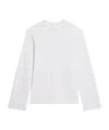 Helmut Lang Men's Oversized Long-sleeve Logo Tee In White