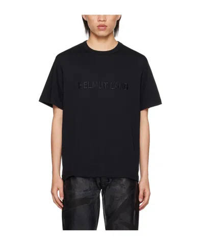 HELMUT LANG LOGO EMBROIDERED T-SHIRT
