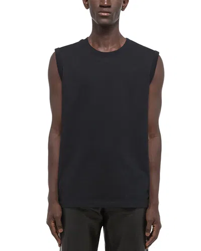 Helmut Lang Logo Muscle Tank In Black