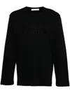 Helmut Lang Logo Crew Neck T-shirt Long Sleeves