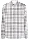 Helmut Lang Logo-print Cotton Shirt In Weiss
