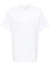 HELMUT LANG WHITE LOGO-PRINT COTTON T-SHIRT