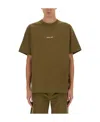 Helmut Lang Logo-print Cotton T-shirt In Brown
