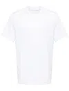 Helmut Lang Logo Crew Neck Slim Fit T-shirt In White