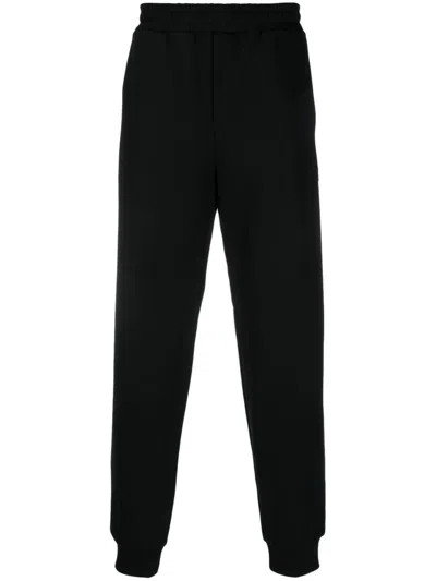 HELMUT LANG LOGO-PRINT COTTON TRACK PANTS