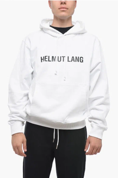 HELMUT LANG LOGO PRINT HOODIE