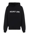 Helmut Lang Men's Core Logo Pullover Hoodie In Black