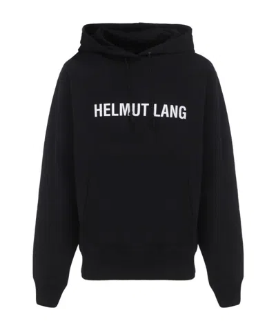 Helmut Lang Stencil Logo Graphic Hoodie In Animal Print