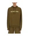 Helmut Lang Sweatshirt With Logo In Brown