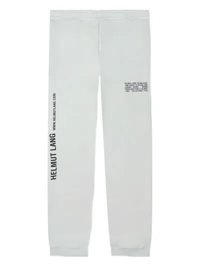 Helmut Lang Logo-print Joggers In White